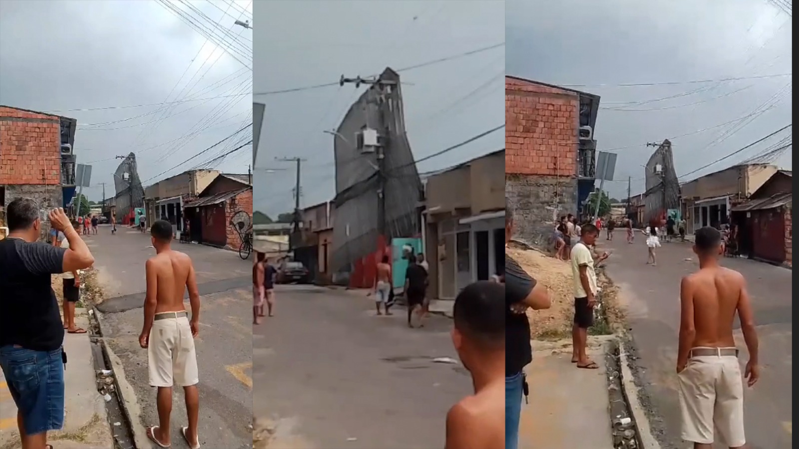 Ventania de até 63 quilômetros por hora em Manaus causa prejuízos à população