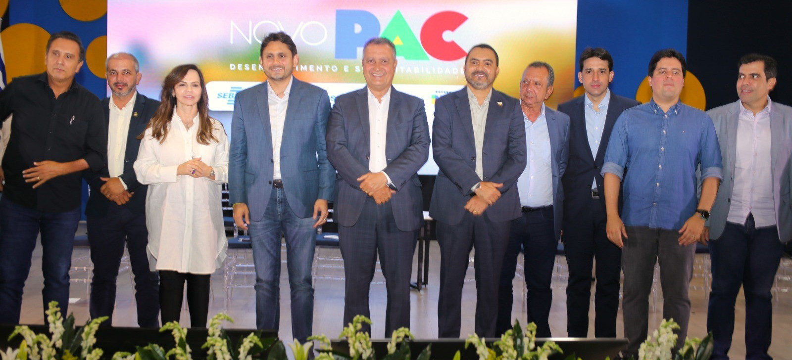 Autoridades do Tocantins no lançamento do Novo PAC no Estado (Divulgação)