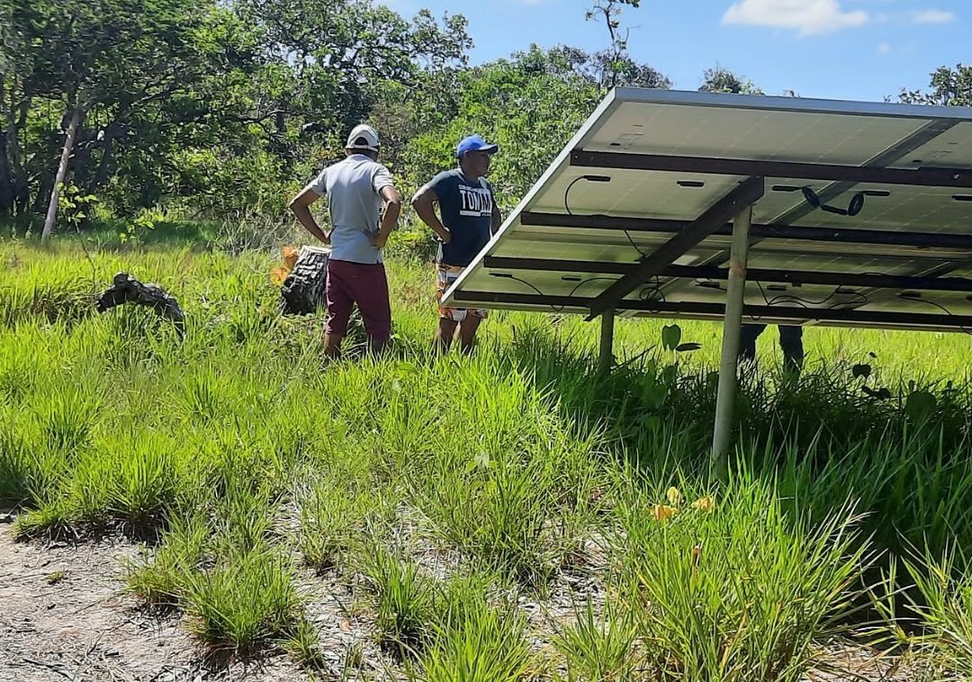 Comunidade indígena de Roraima usa energia solar na irrigação de plantações em meio à seca