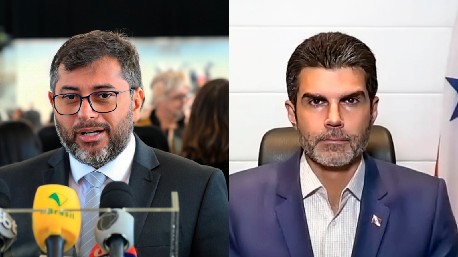 Wilson Lima oferece apoio a Helder Barbalho para combater queimadas no Pará