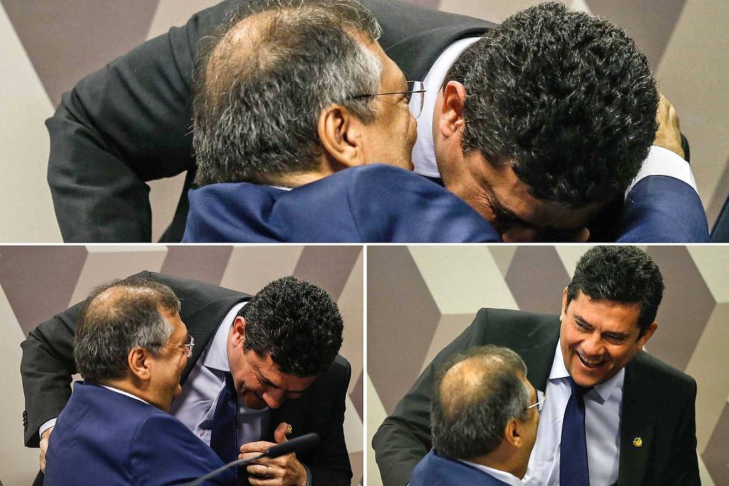 Moro se queixa de viralização de foto com Dino e diz que não perderá civilidade