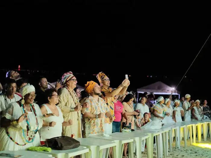 Festival Afro Amazônico de Yemanjá na Praia da Ponta Negra, em Manaus (Divulgação)