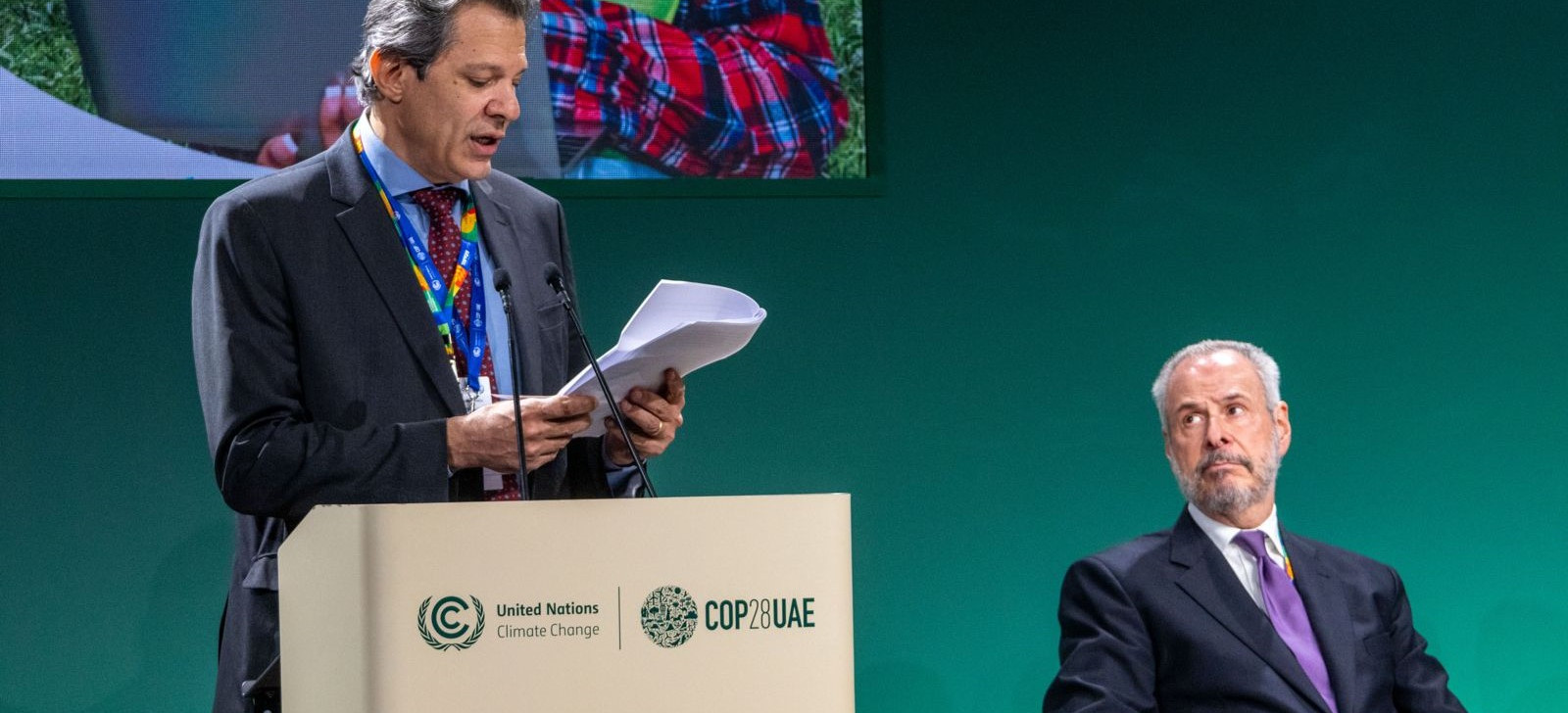 Fernando Haddad apresenta projeto de economia verde na COP28