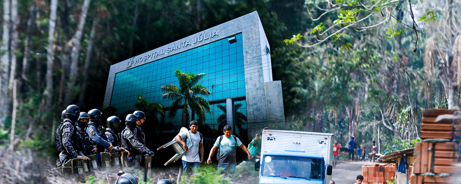 Hospital Santa Júlia é dono de terra em que indígenas foram desapropriados em Manaus