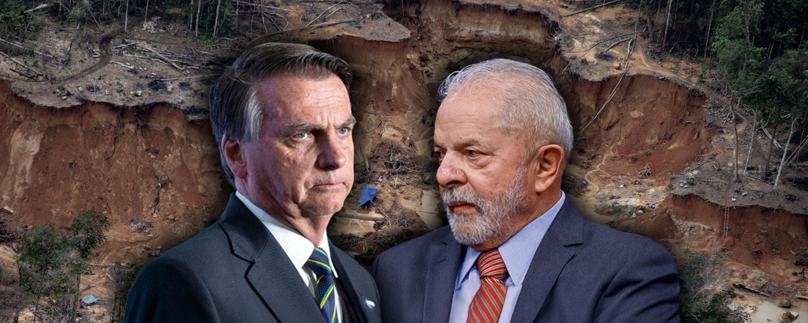 Lula e Bolsonaro divergem sobre garimpo ilegal (Foto: Mateus Moura)