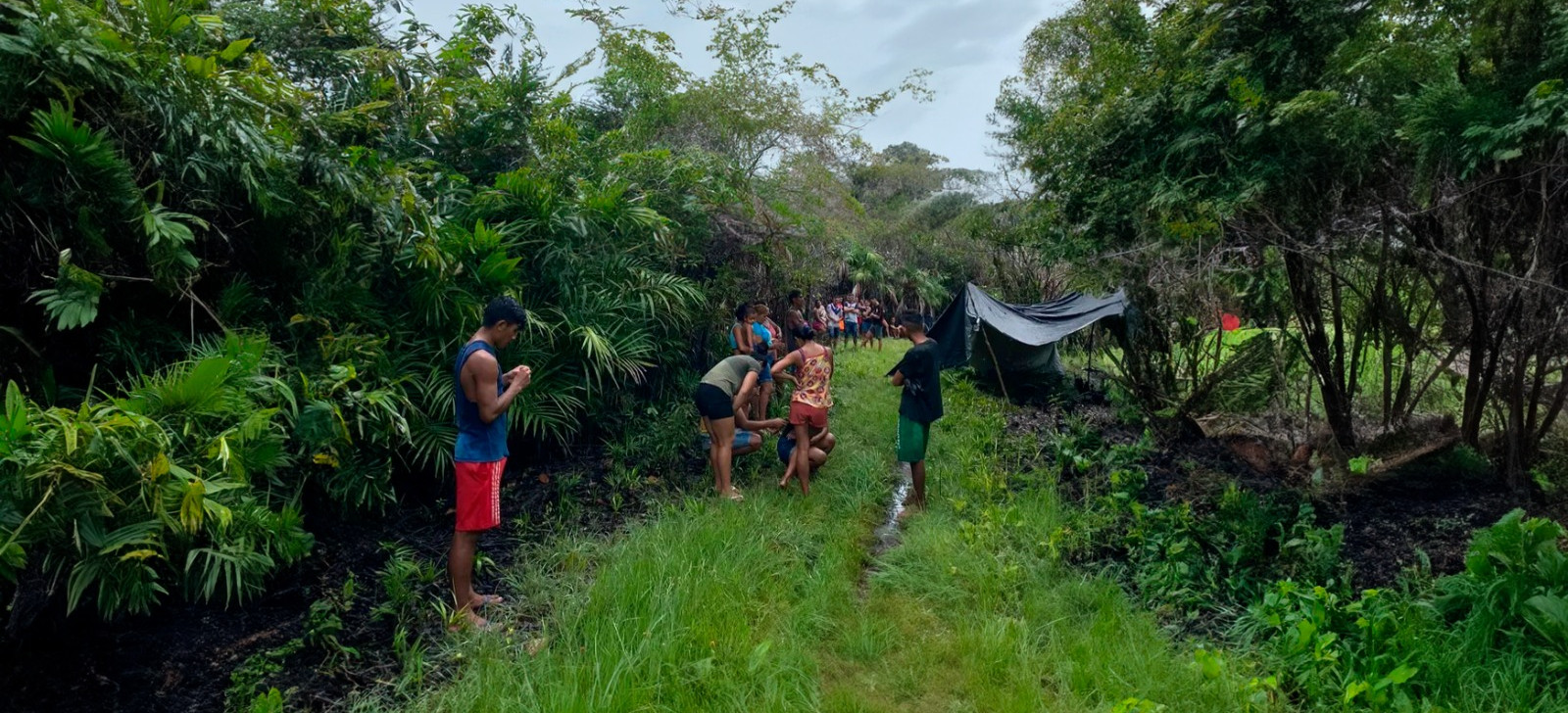 Corpo do líder indígena foi encontrado em área de mata (Reprodução/Conselho Indígena do Território Kumaruara)