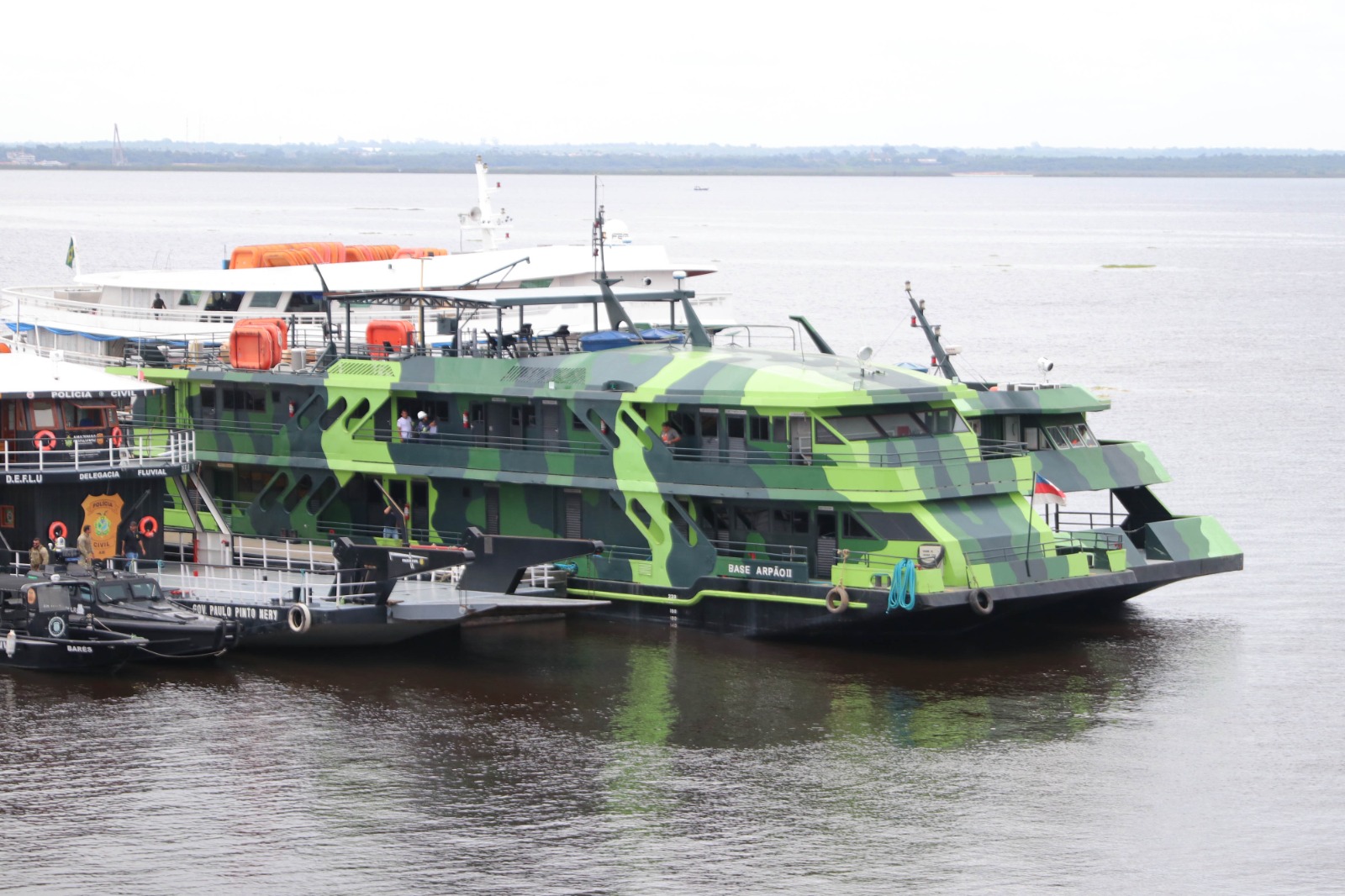 Base Arpão 2 é lançada para combater crimes na calha do Rio Negro