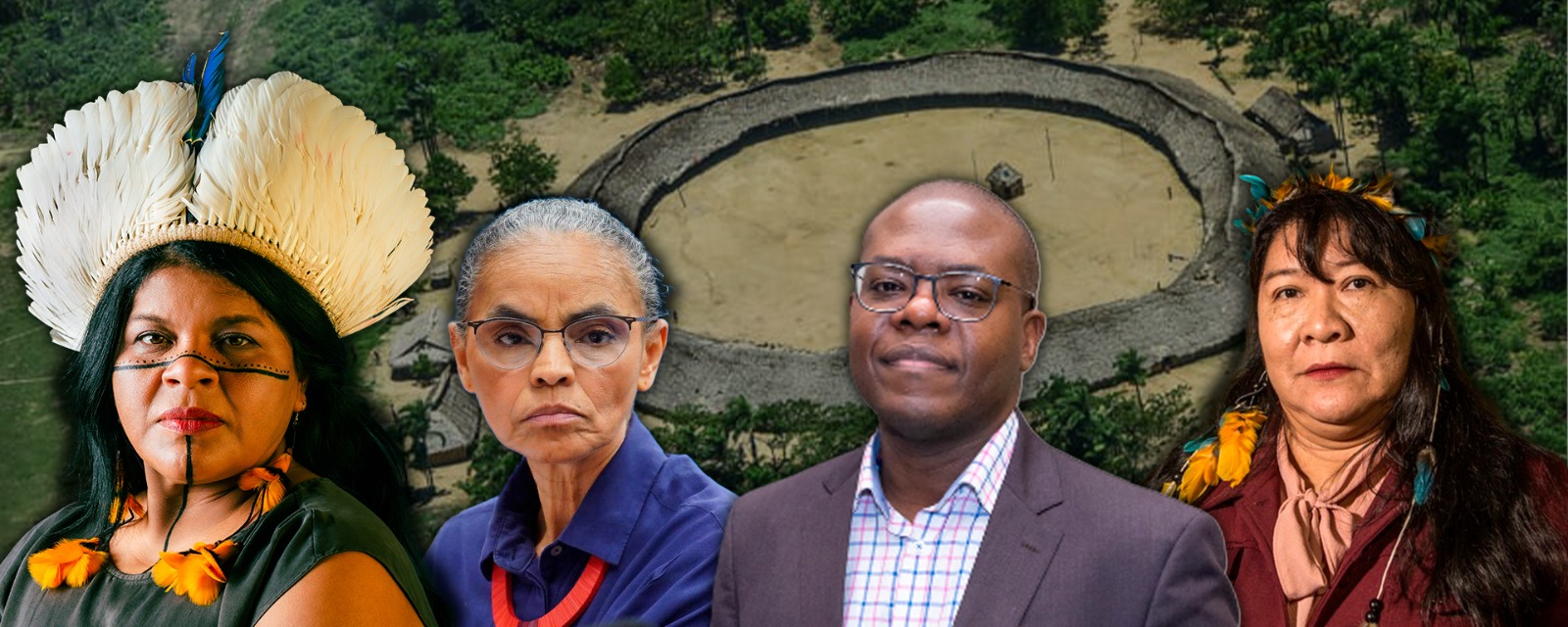 Ministros visitam TI Yanomami após um ano de crise humanitária