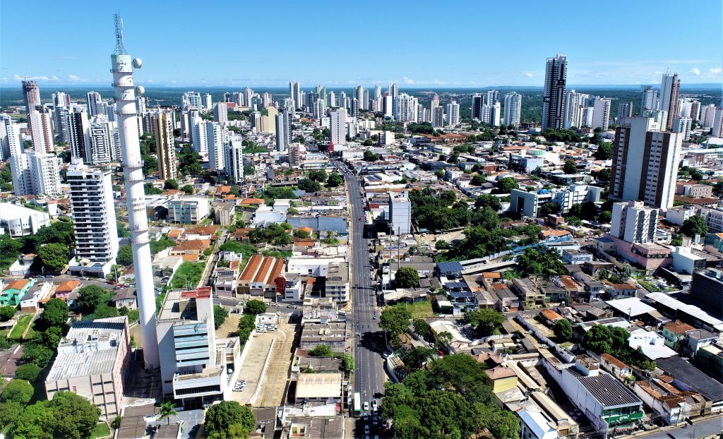 Cidade de Cuiabá vista aérea