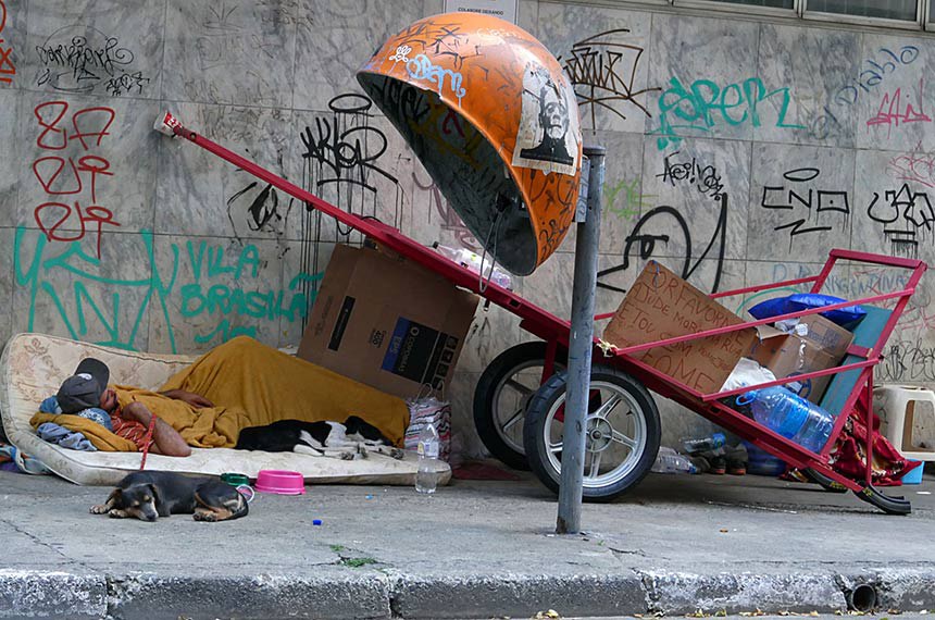 Pessoas em situação de rua  (Jorge Araujo/Fotos Públicas)Fonte: Agência Senado