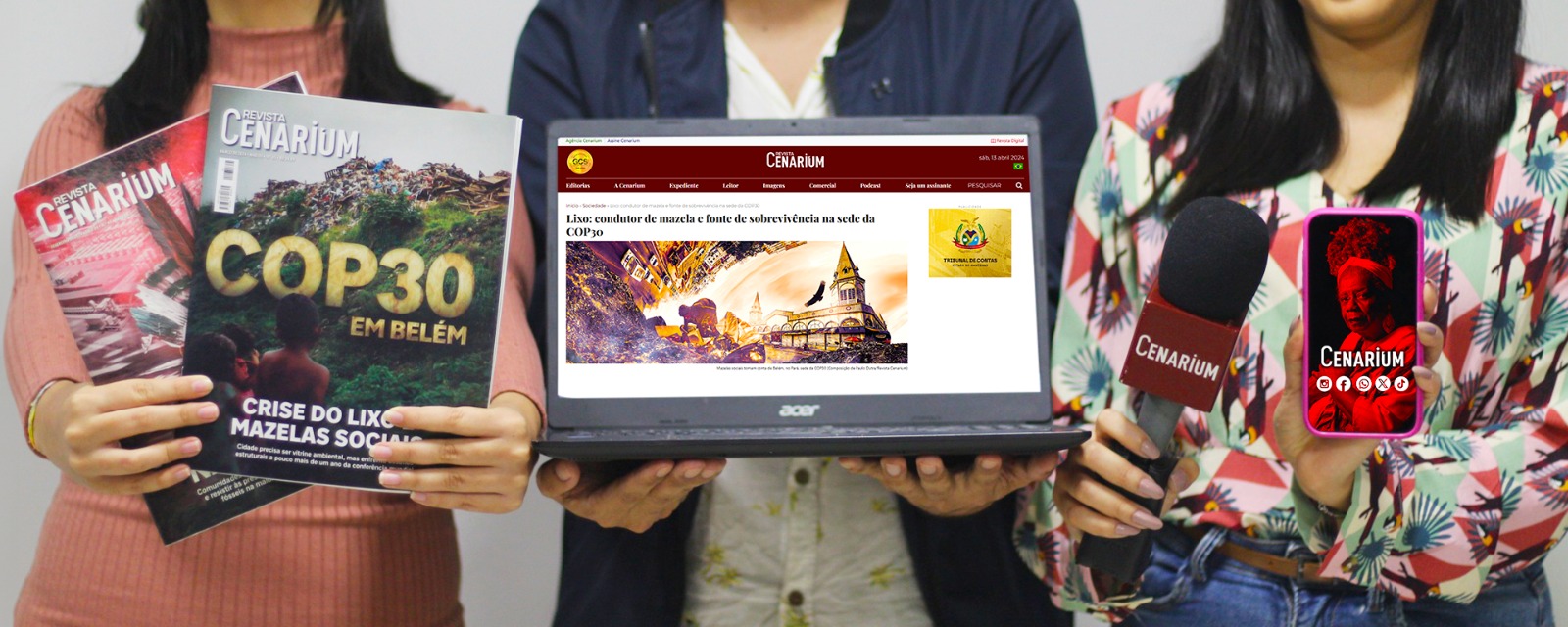 CENARIUM: 4 anos de compromisso com  jornalismo inclusivo em multiplataforma