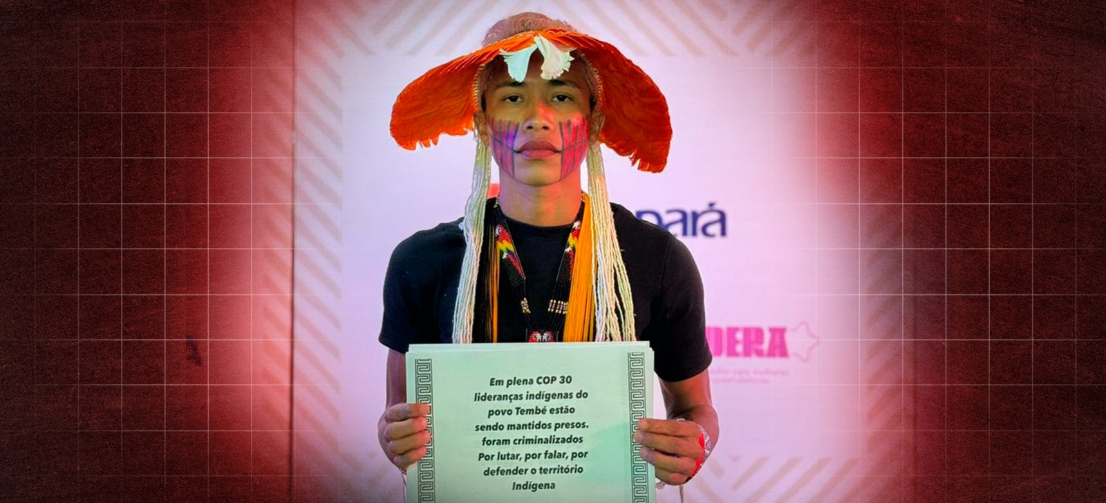 Indígenas Tembé fazem protesto pela liberdade de lideranças presas pela PF