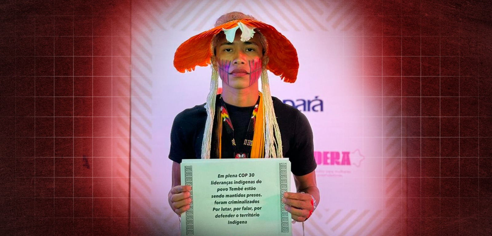 Indígenas Tembé fazem protesto pela liberdade de lideranças presas pela PF