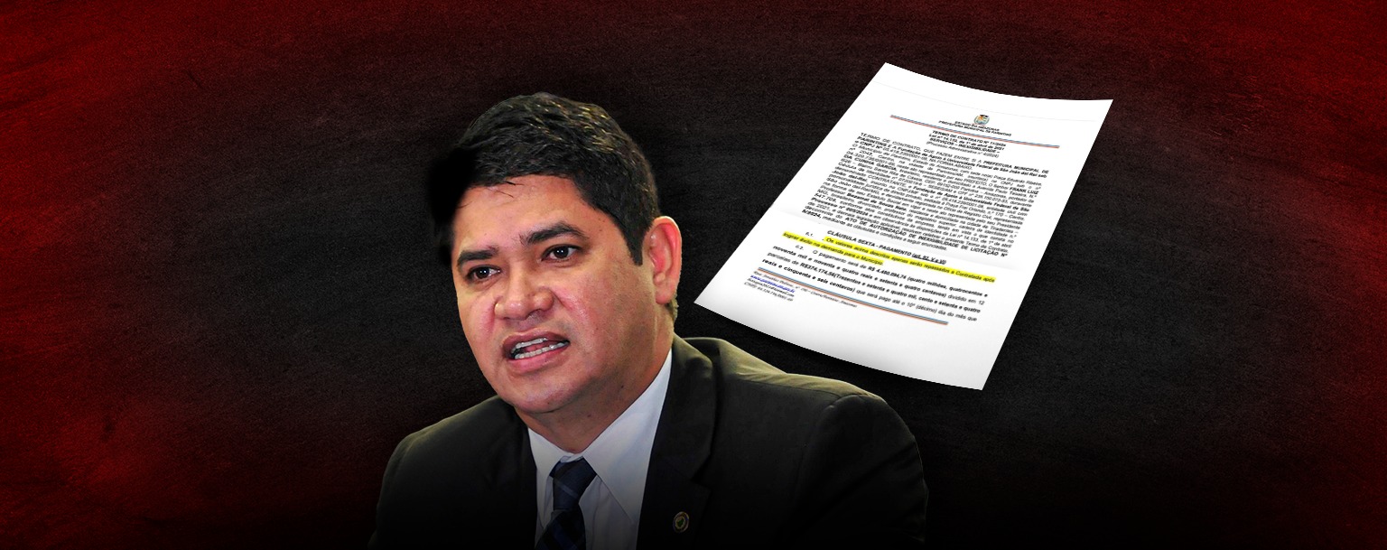 Prefeito de Parintins firma contrato milionário de serviço sem licitação