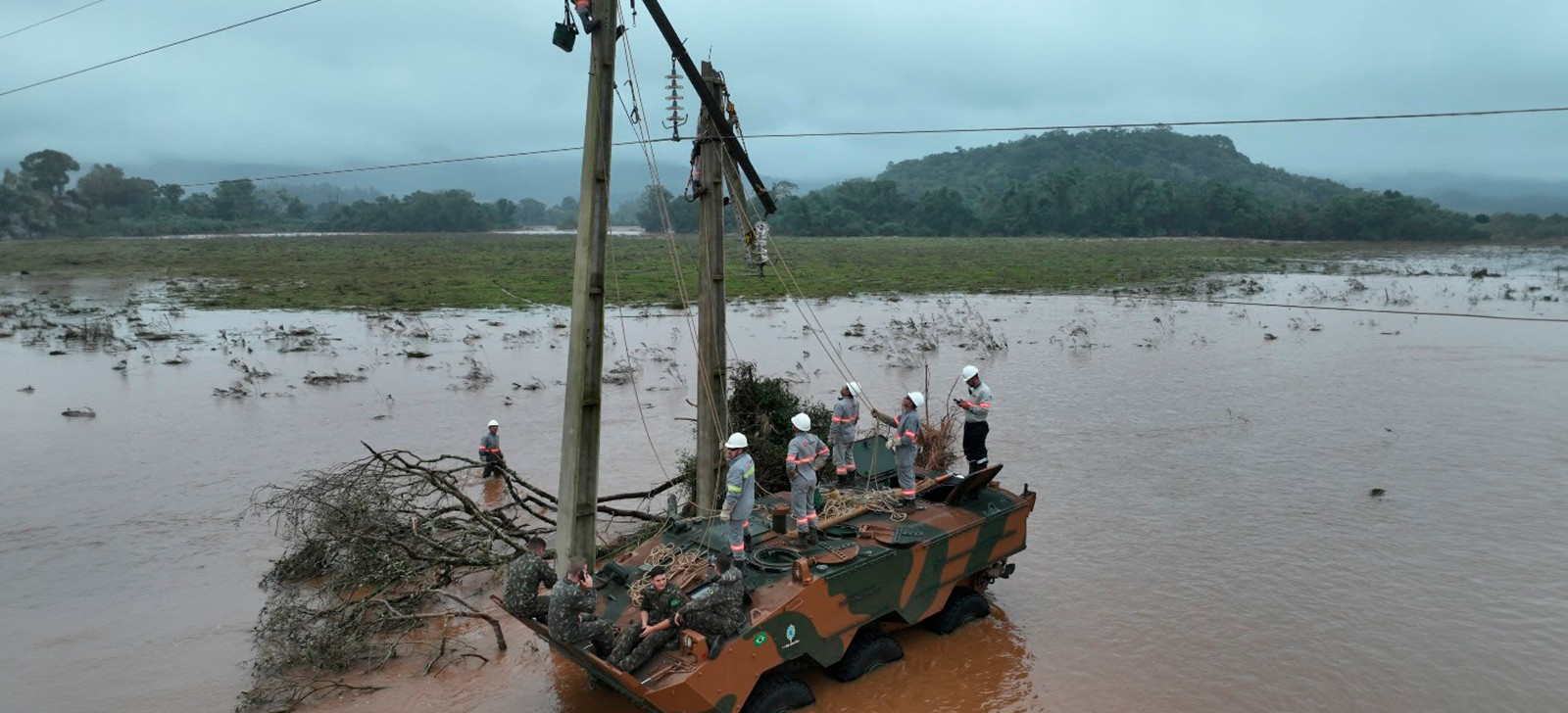 Exército vai refazer travessias levadas pelas cheias no vale do Taquari