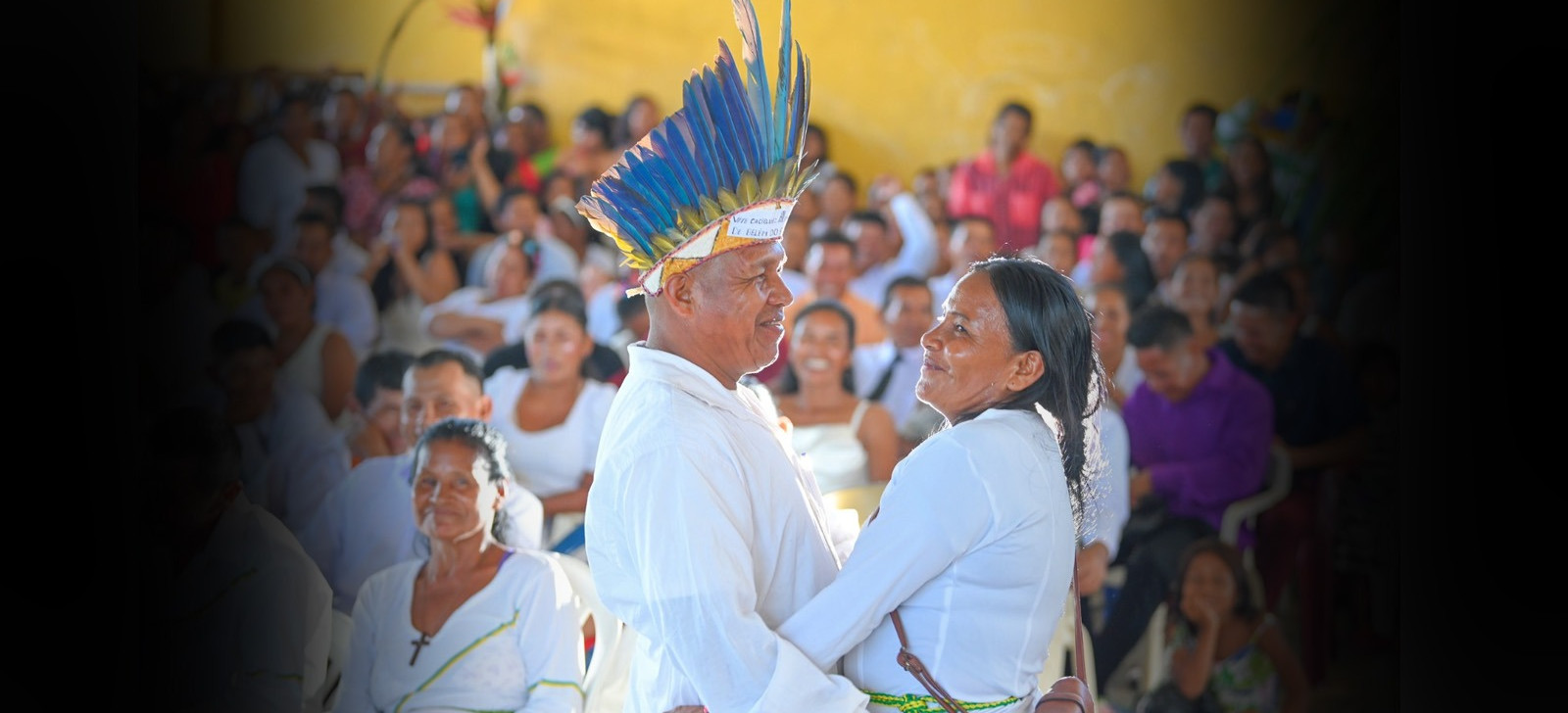 Casal indígena durante (Foto: Chico Batata/TJAM)