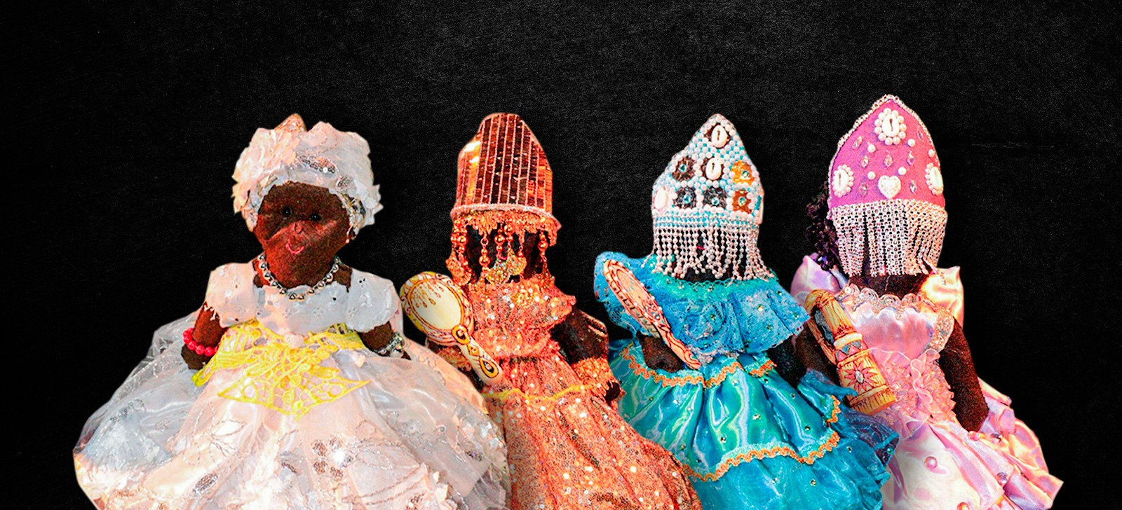 Artesã exalta Umbanda com criação de bonecas em homenagem a orixás