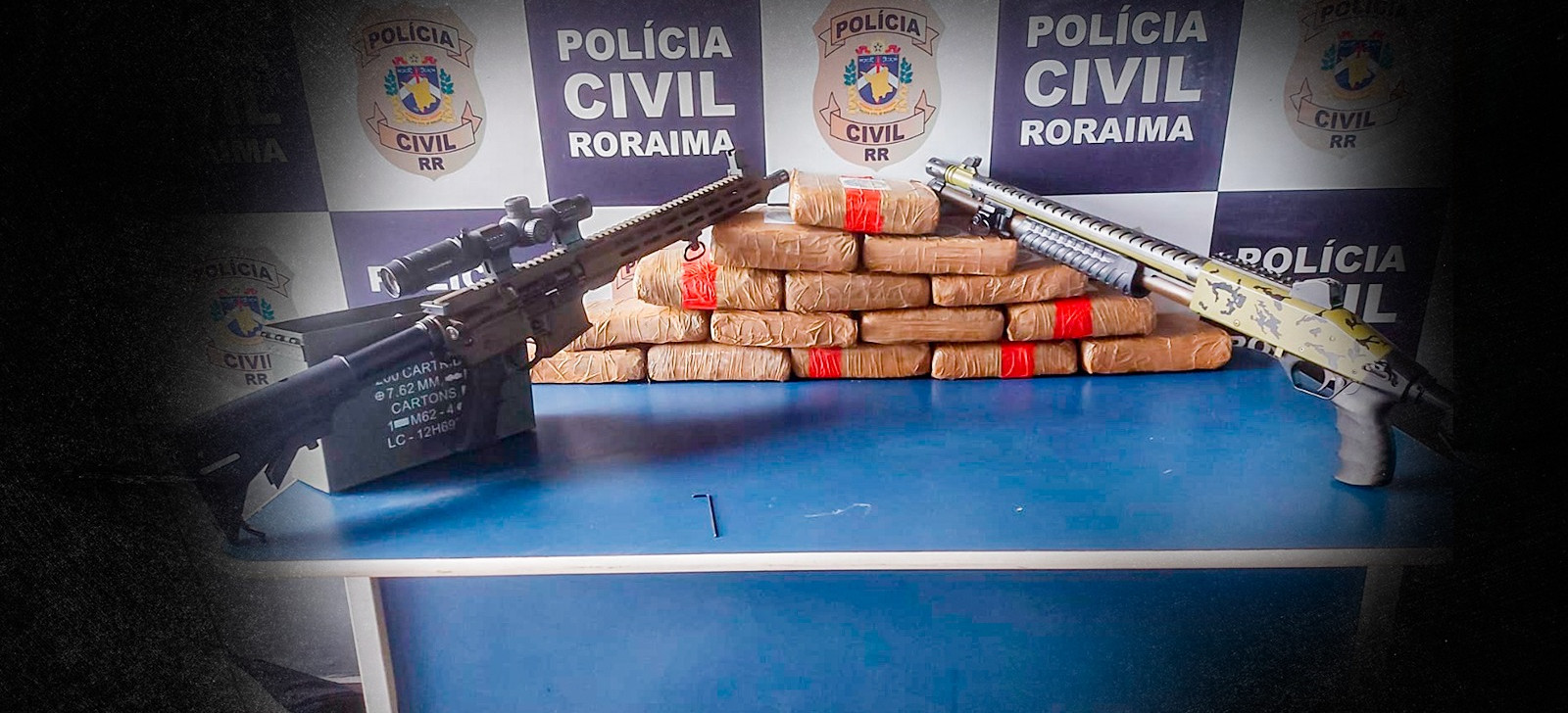 Sobrinhos do governador de Roraima são presos com 75 quilos de maconha