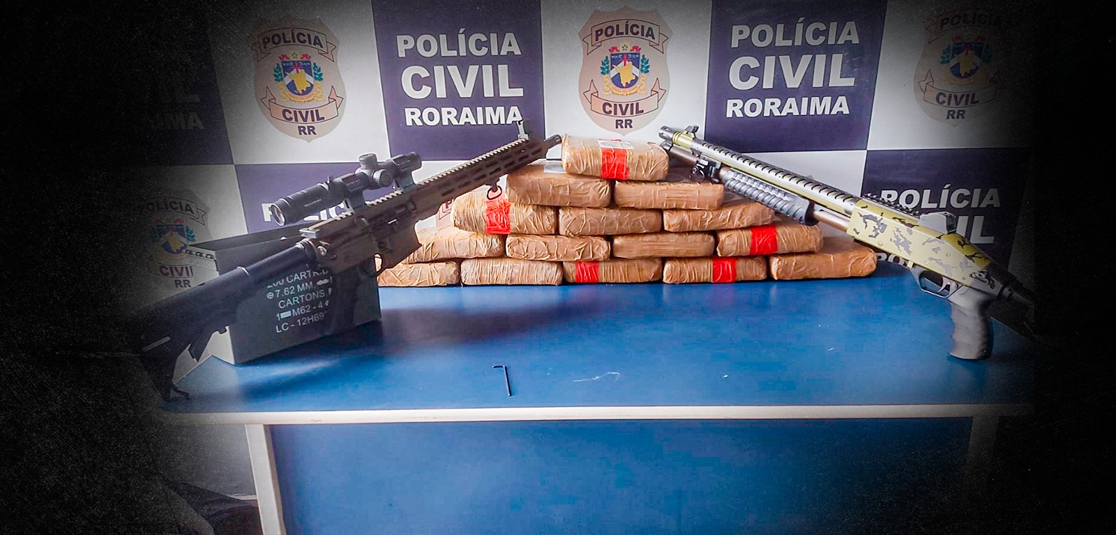 Sobrinhos do governador de Roraima são presos com 75 quilos de maconha