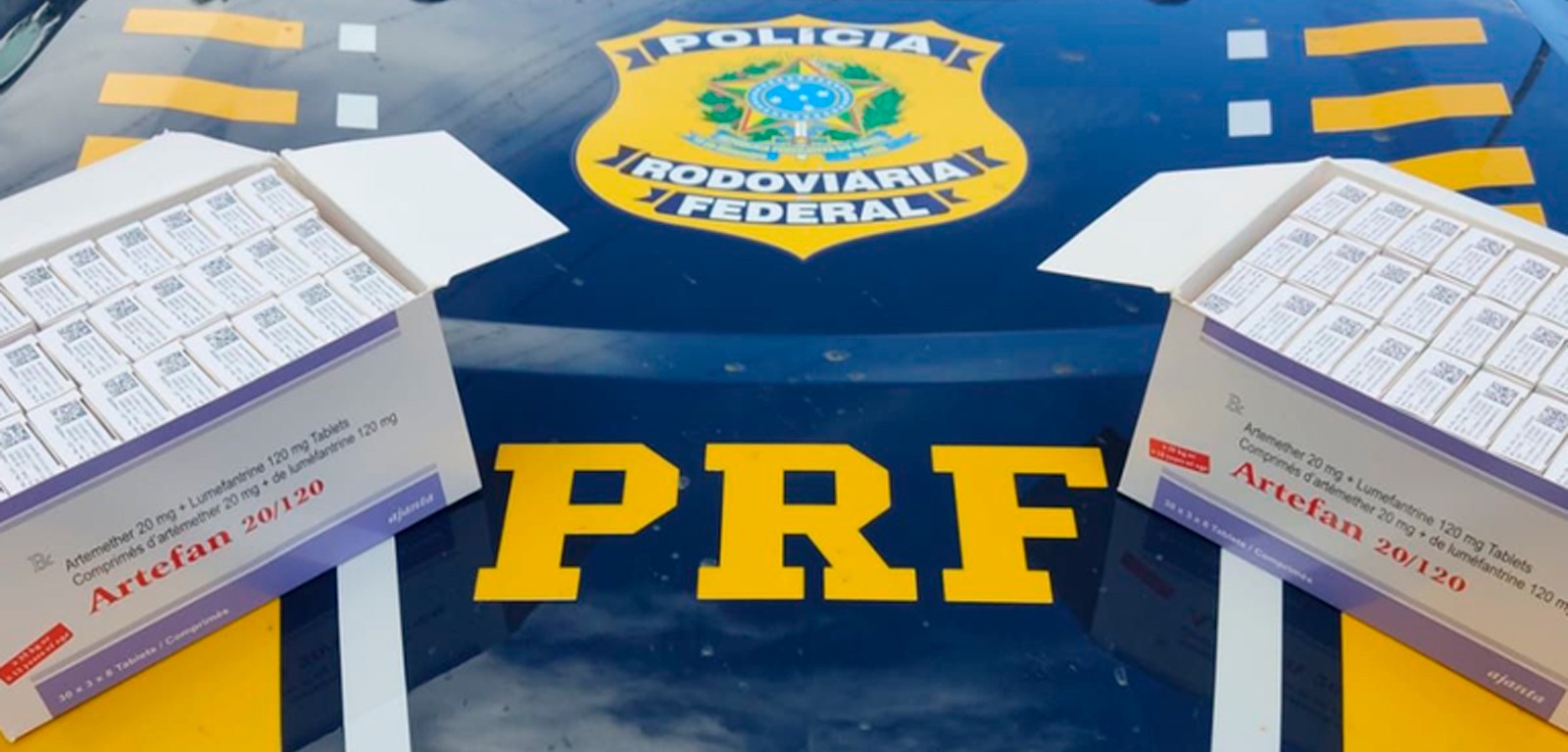 Em Roraima, PRF apreende 1,4 mil comprimidos contrabandeados que seriam usados no garimpo