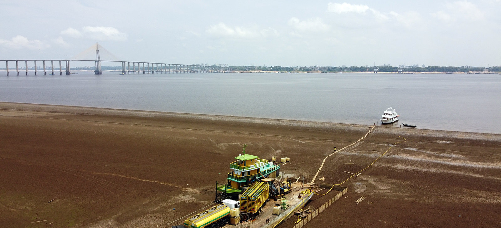 Superfície de água no Brasil cai 1,5% em 2023, diz MapBiomas