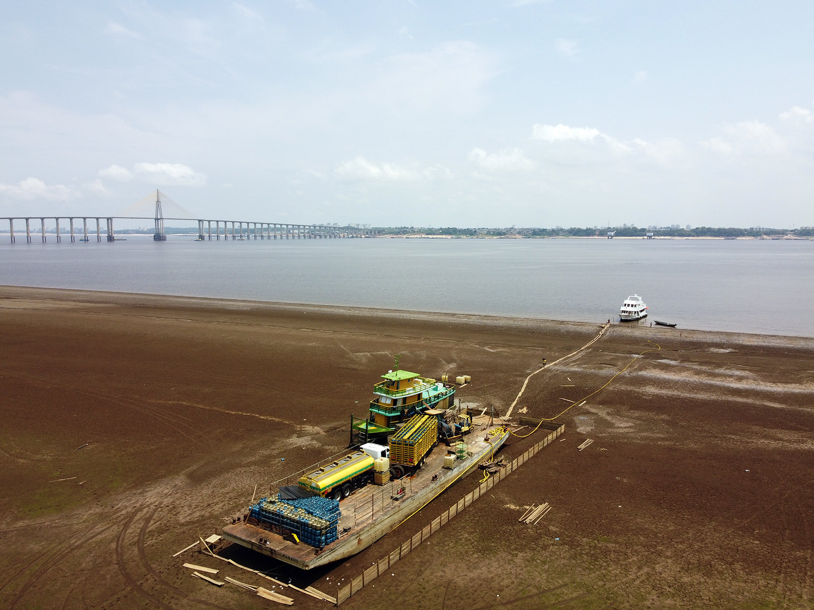 Superfície de água no Brasil cai 1,5% em 2023, diz MapBiomas