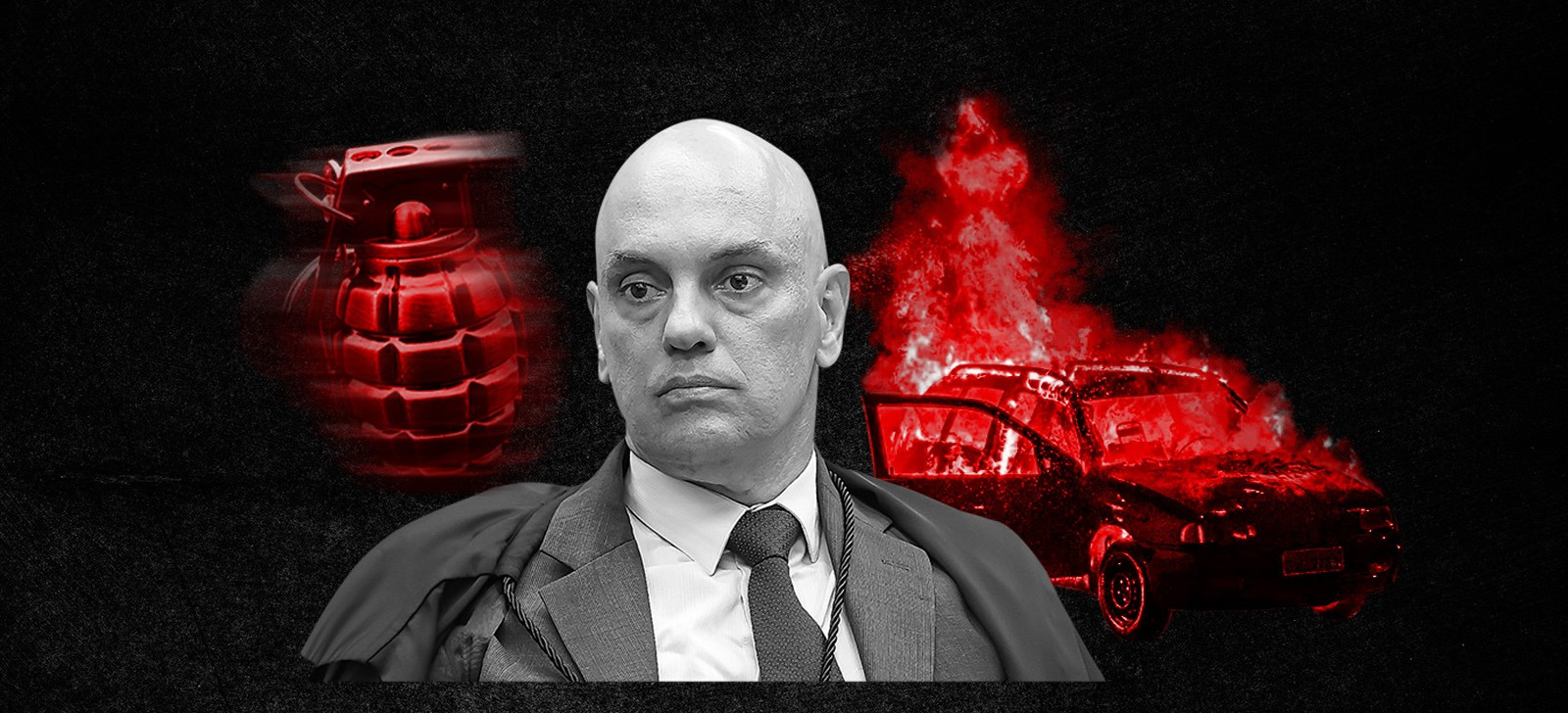 Ameaça a Moraes incluía degolar e explodir carro da família com granada