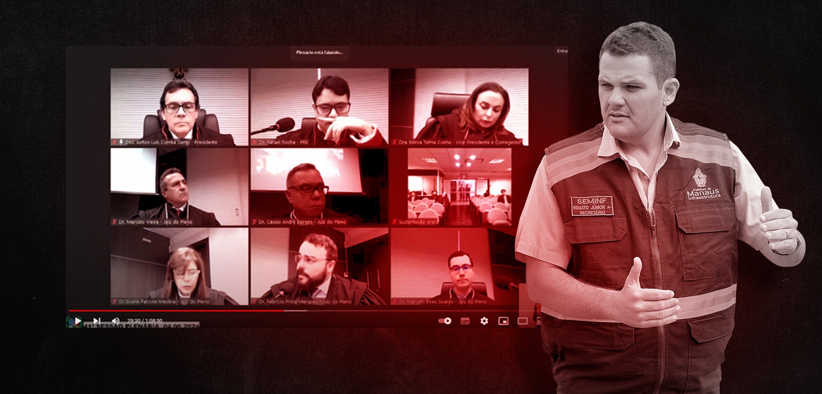 Relator de processo no TRE-AM pede condenação de Renato Júnior