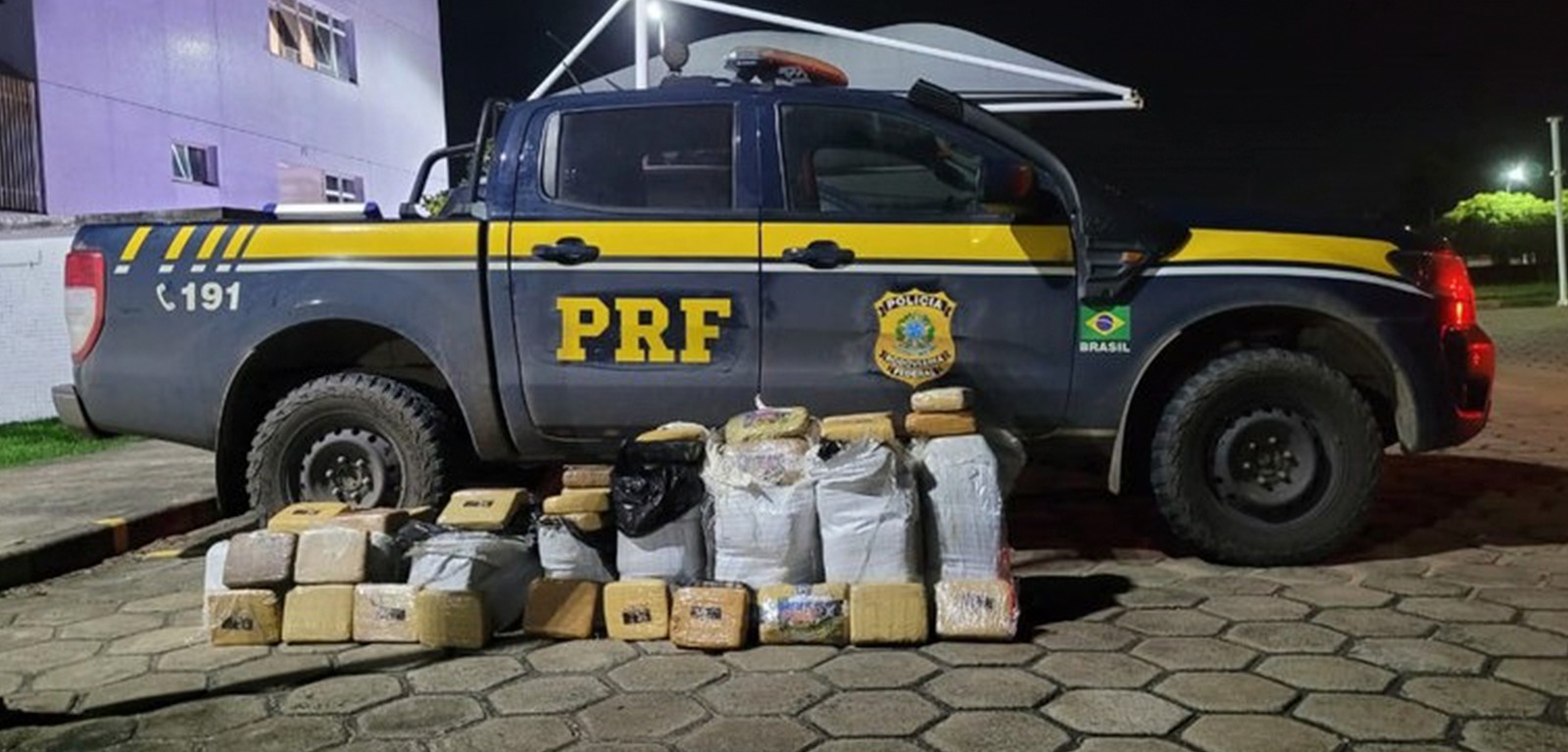 PRF registra maior apreensão de droga dos últimos anos em Roraima
