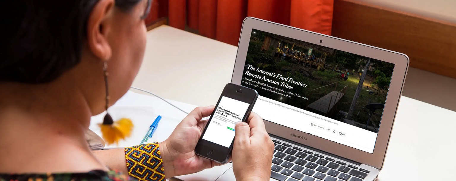 Rede indígena critica reportagens sobre impacto da internet no Vale do Javari