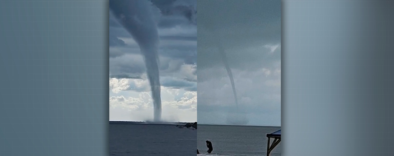 Trombas d’água são registradas na Amazônia