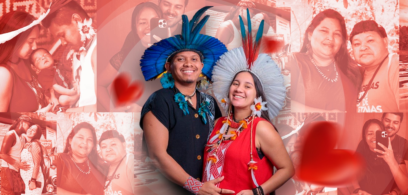 Dia dos Namorados: casais indígenas compartilham luta, desafios e amor na internet
