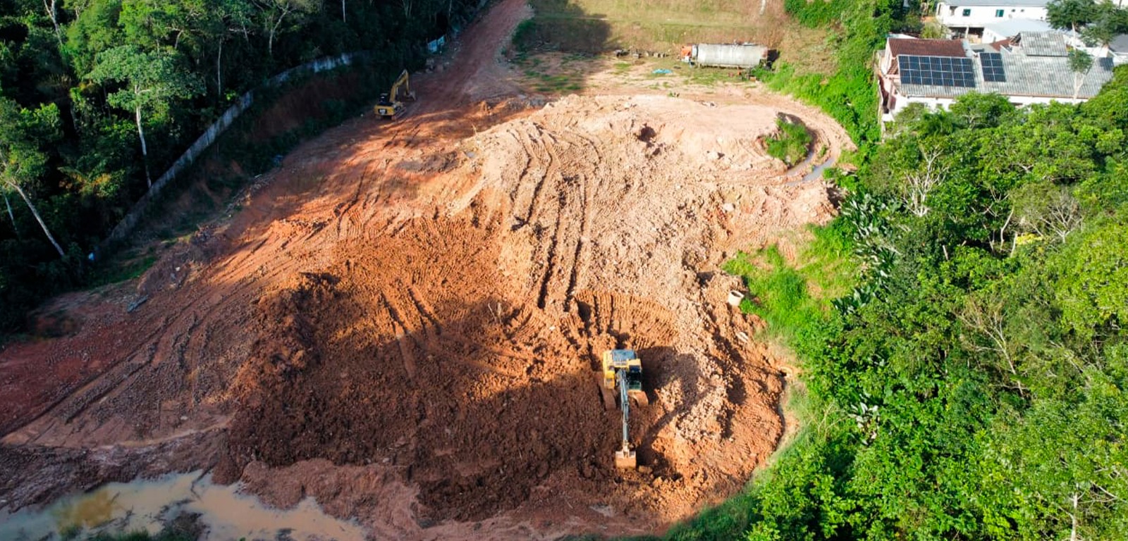 Restaurante Morada do Peixe desmata área de preservação em Manaus