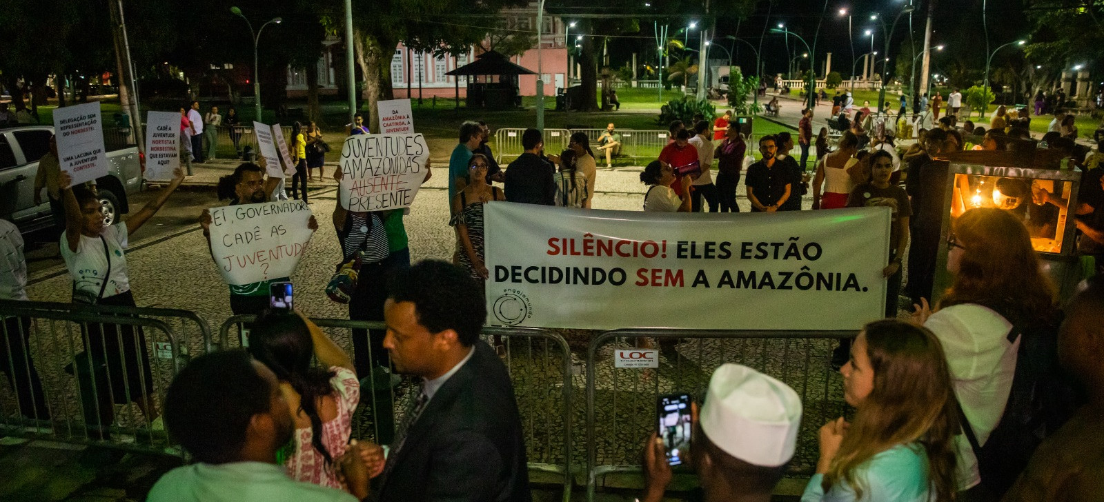 Evento da Pré-Cúpula do Grupo de Juventude do G20 foi marcado por protestos em Belém (Divulgação)