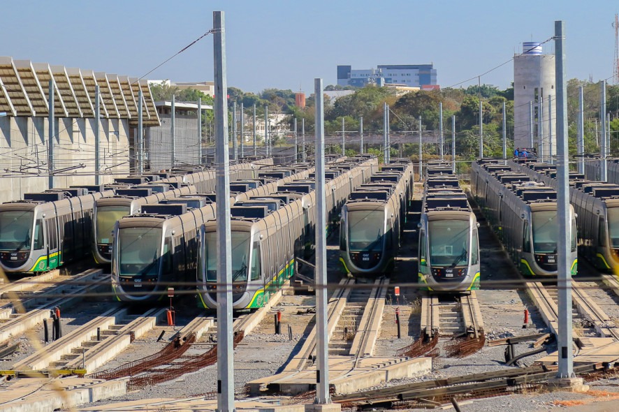 Imagem mostra VLT em Cuiabá (Divulgação)