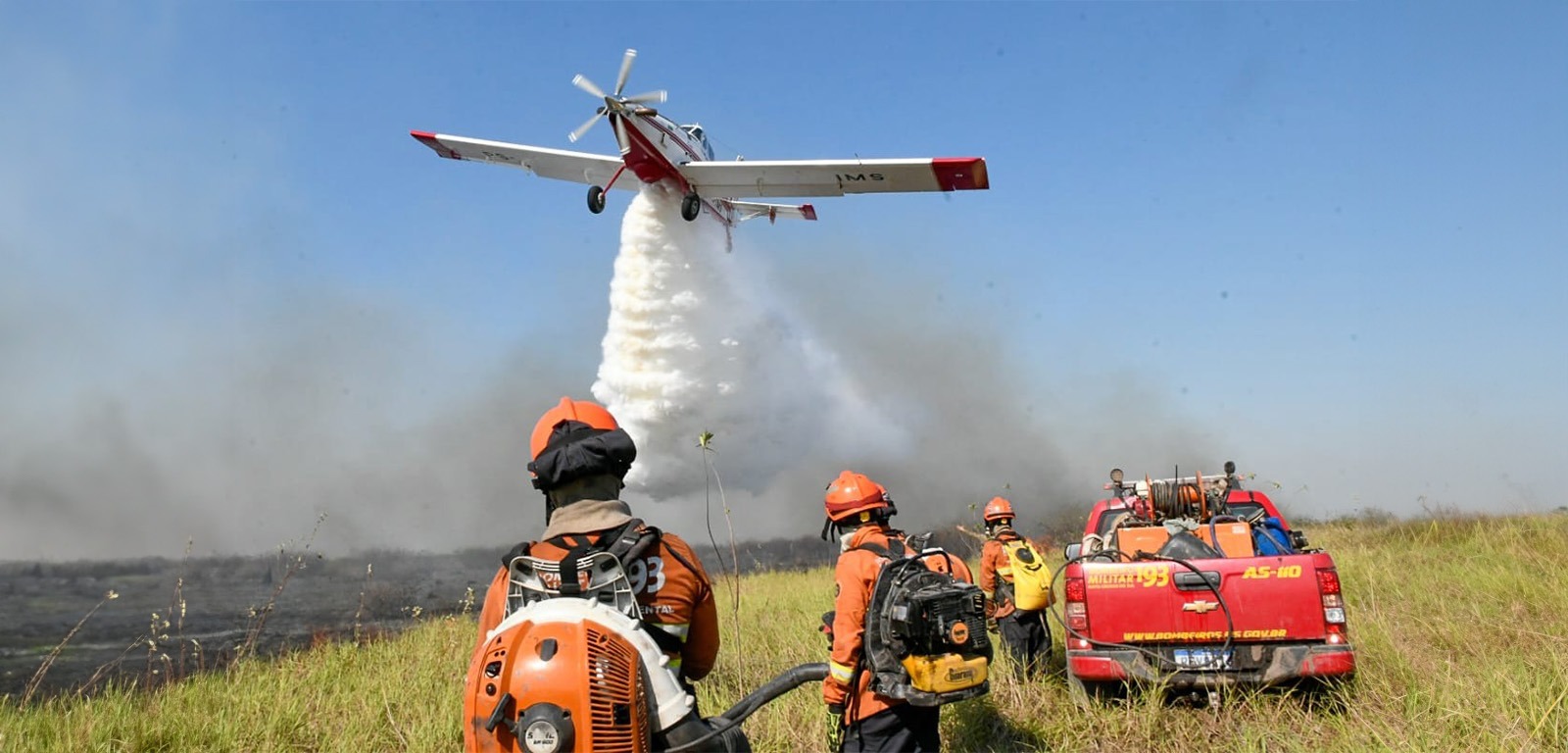 Com mais de 600 mil hectares queimados no Pantanal, MS declara emergência