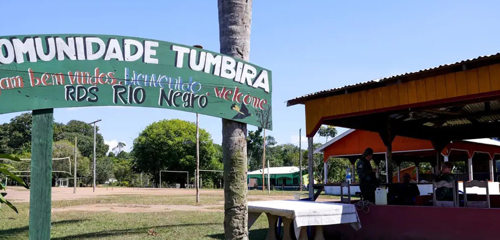 Comunidade Tumbira, localizada na Reserva de Desenvolvimento Sustentável do Rio Negro (Divulgação)