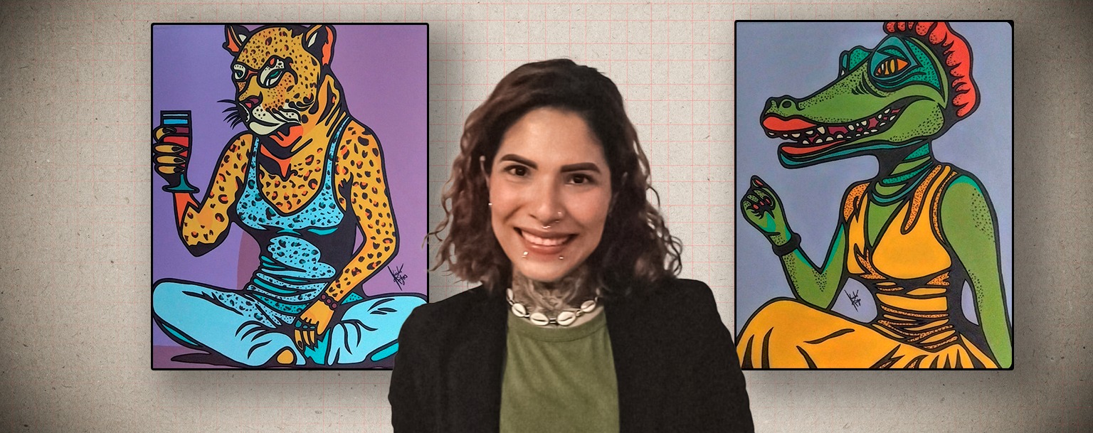 Exposição em Manaus retrata feminilidade selvagem por meio da arte