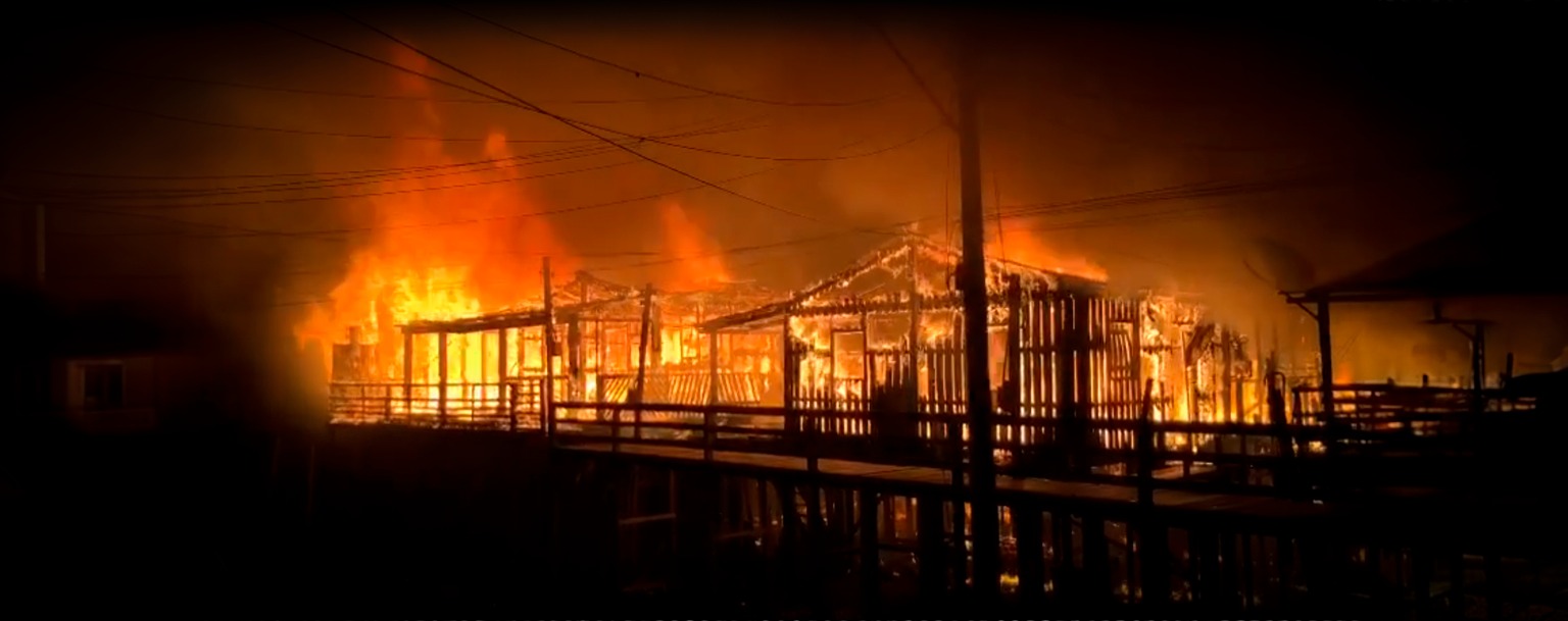 Incêndio em Nhamundá (Reprodução)