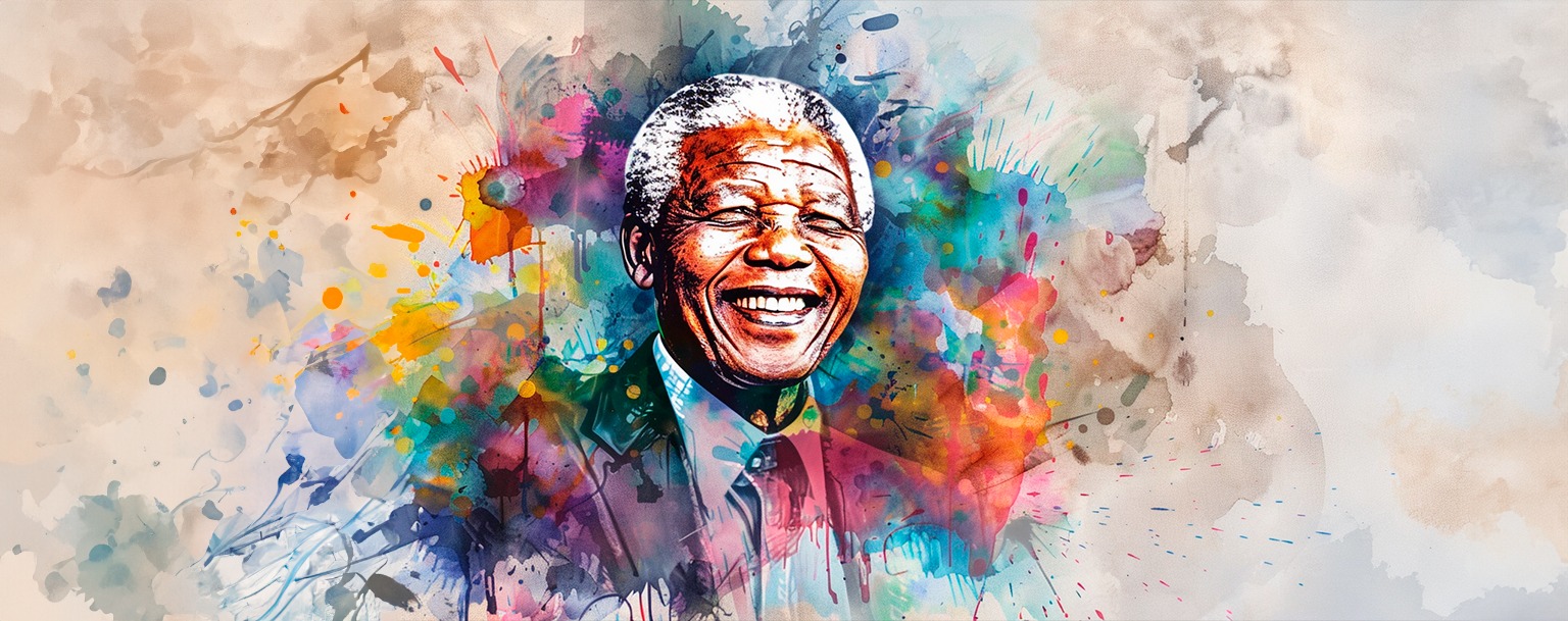 Nelson Mandela (Ilustração/Weslley Santos/Midjourney)