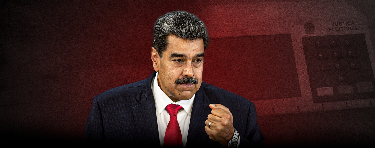 Sem provas, Maduro critica sistema eleitoral do Brasil: ‘Não auditam’