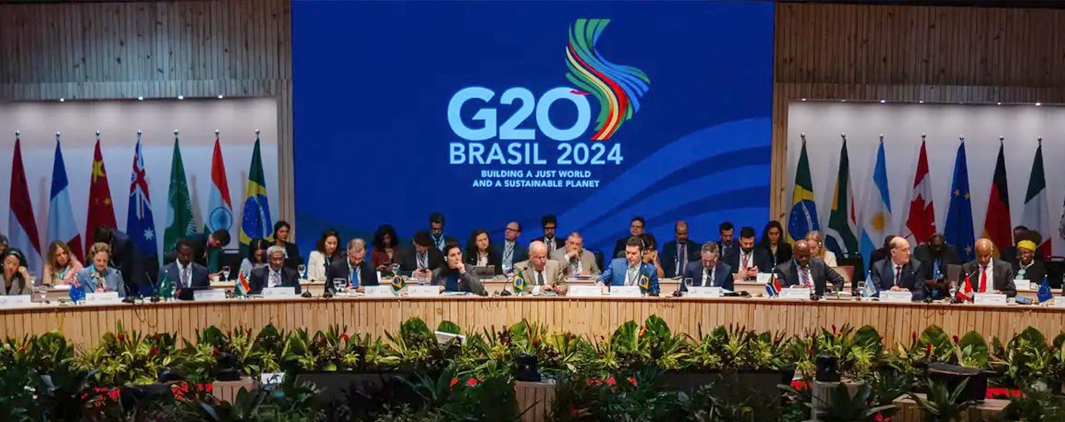 Reunião do G20 (Reprodução/Audiovisual G20 Brasil/Divulgação)