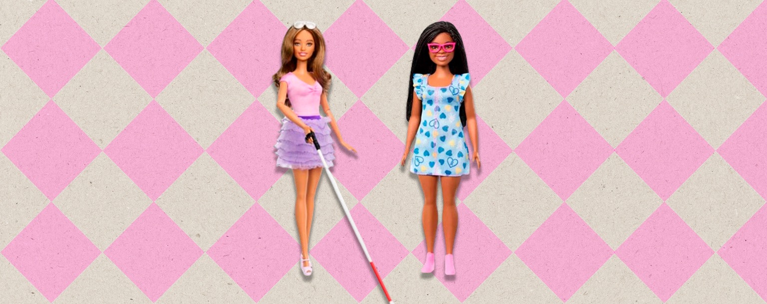 Mattel apresenta Barbies com deficiência visual e negra com Síndrome de Down