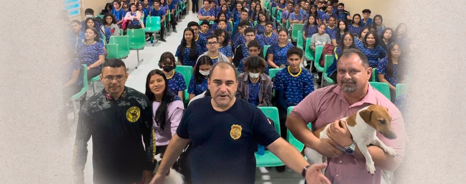 Pró-Vida: Polícia Civil promove palestras sobre o combate às drogas em escolas no interior do Amazonas