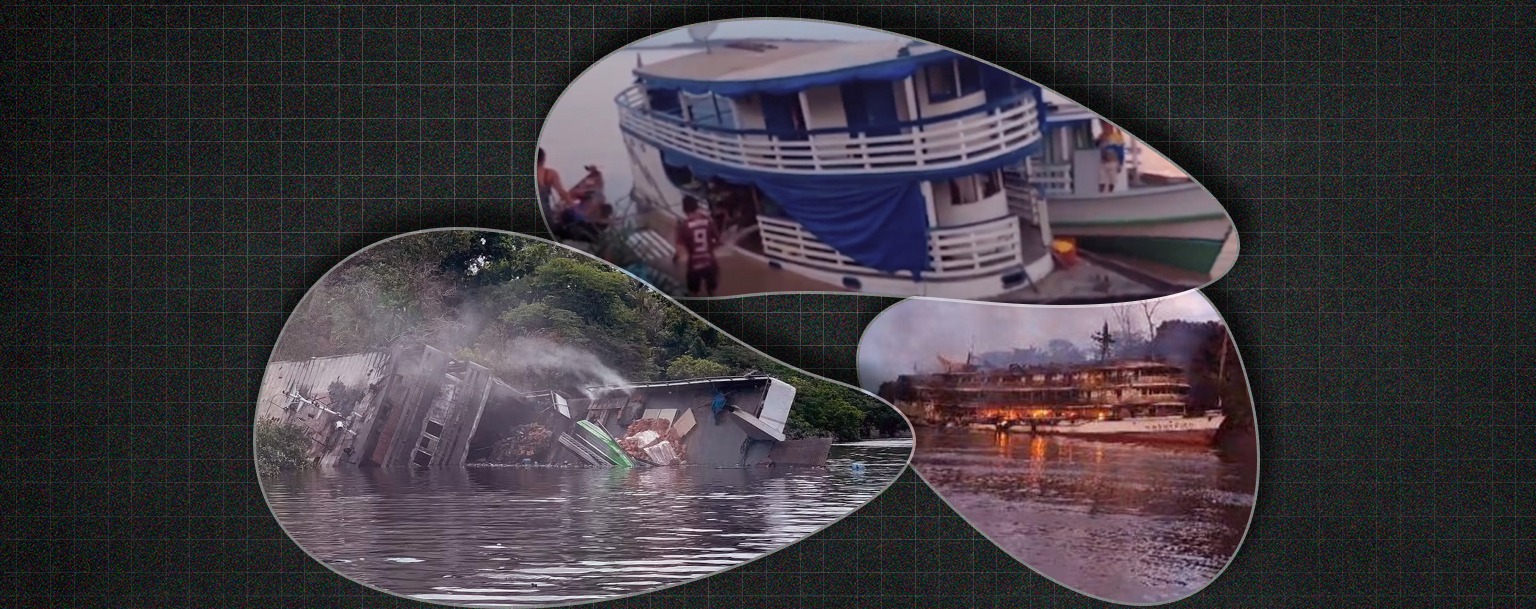 Amazonas tem três acidentes com barcos em uma semana; houve vítimas fatais