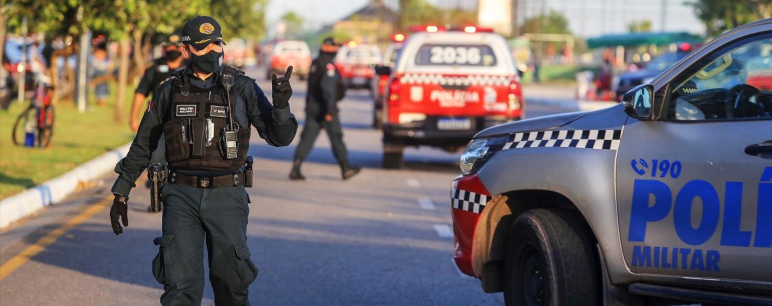 Ação da Polícia Militar do Pará (Bruno Cecin/Agência Pará)