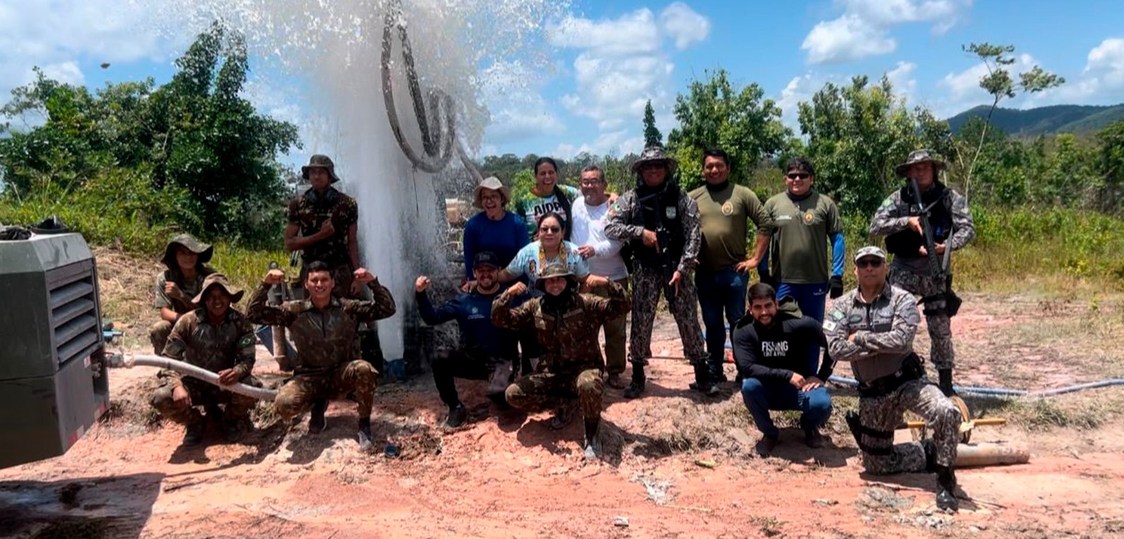 Governo perfura poço em TI Yanomami e garante água potável a indígenas