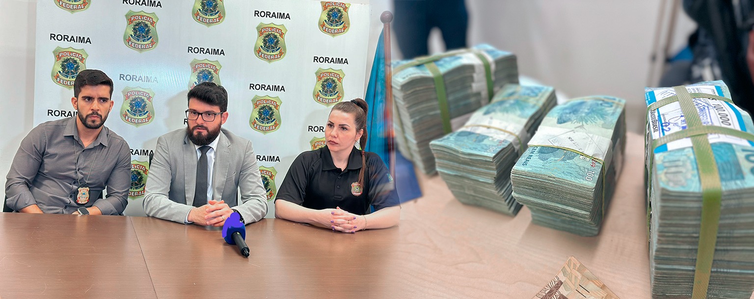 PF recebe denúncias de crime eleitoral e apreende mais de R$ 1 milhão em Roraima