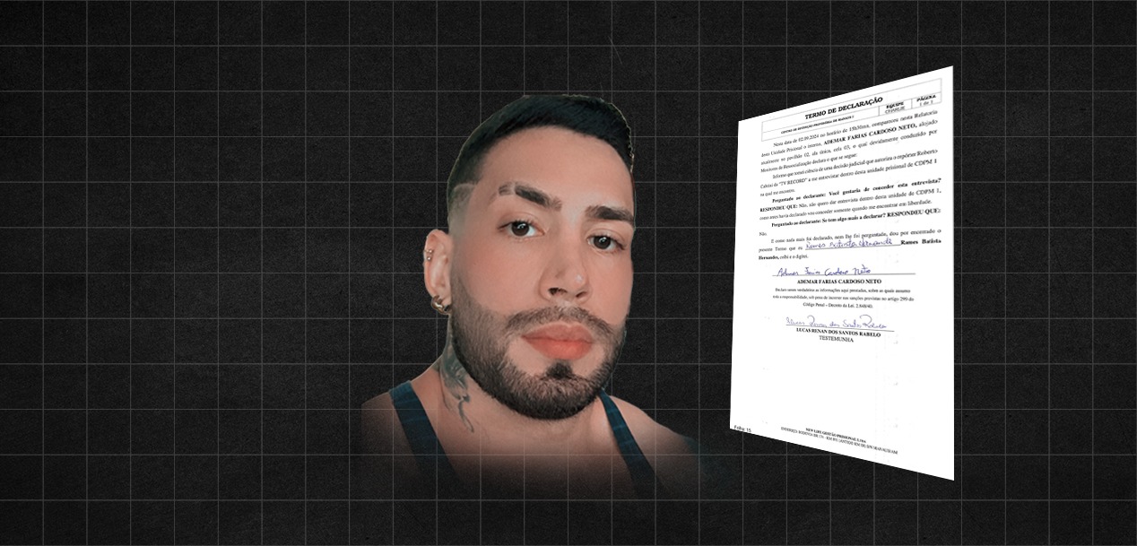 Ademar Cardoso nega entrevista ao jornalista Roberto Cabrini