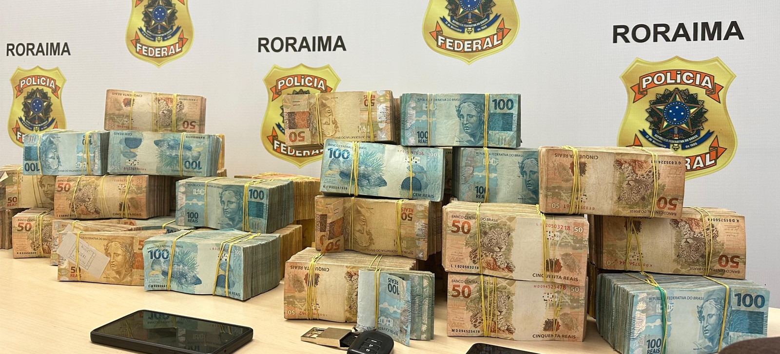 PF apreende mais de R$ 1 milhão em operação contra crime eleitoral em Roraima